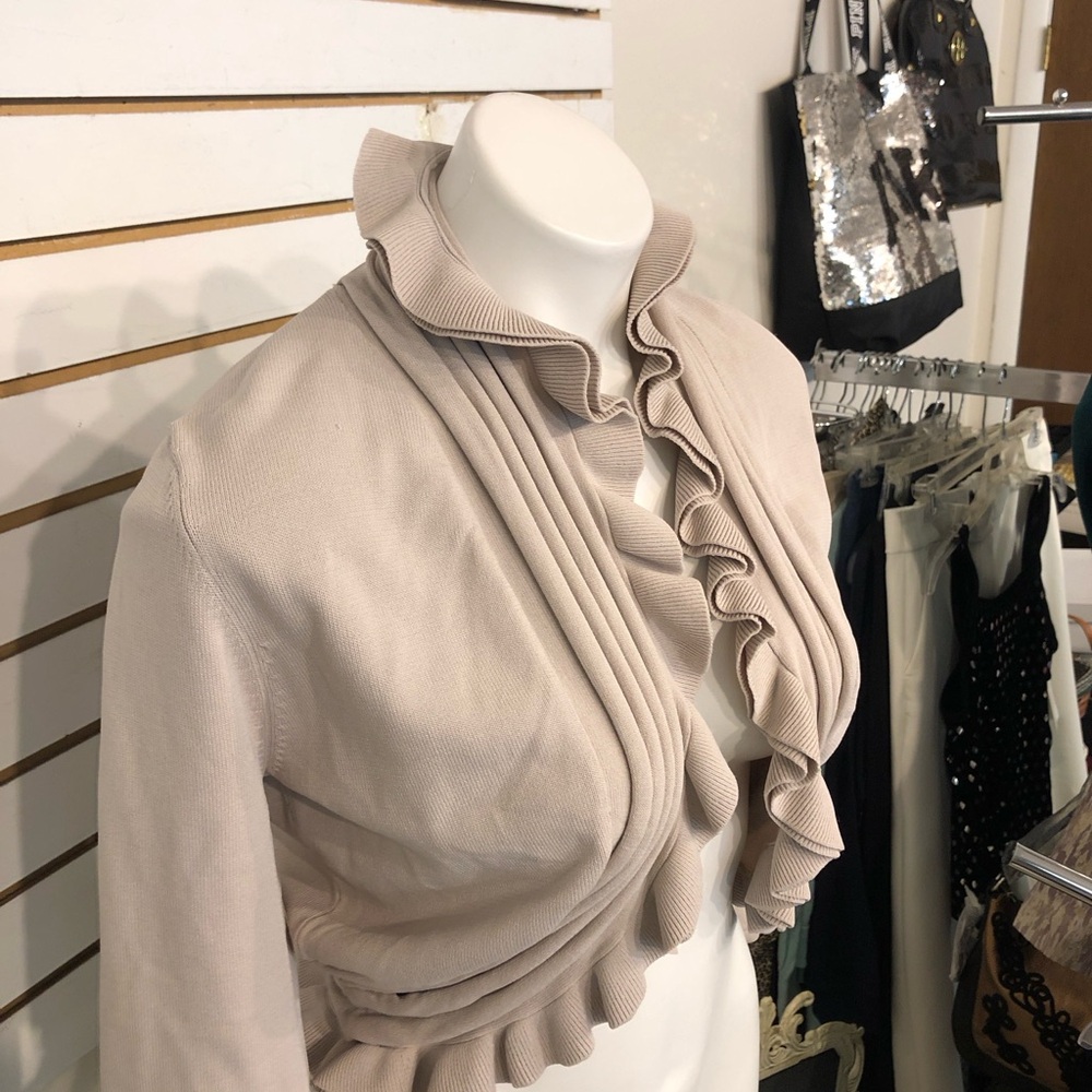 Grace Ruffle Shrug - Picture 3 of 5